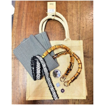 Kit per Borse Hand Made con Cartamodello, Manici B