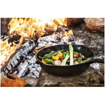 Lumarko Cast Iron Frying Pan with Handle Petromax 