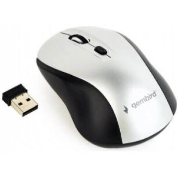 MOUSE USB OPTICAL WRL BLACK/SILVER MUSW-4B-02-BS G