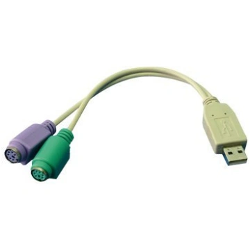 LogiLink - keyboard / mouse adapter - PS/2 to USB 