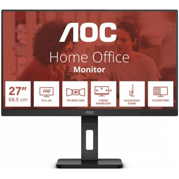AOC Monitor 27E3QAF 27-inch IPS HDMI DP Pivot Spea