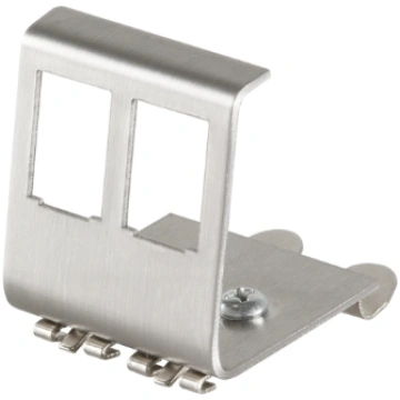 DIN-Rail adapteris 2xRJ45 Keystone modulim METĀLS