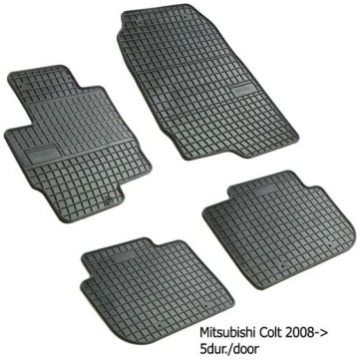 Gumijas paklājiņi MITSUBISCHI COLT VI 5 DOOR 2008-