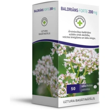 Uztura bagātinātājs Baldriāns Forte 200mg tab. N50