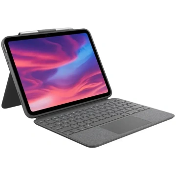Logitech Combo Touch darbam ar iPad (10. paaudze) 