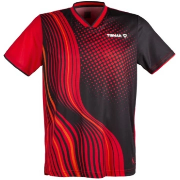 Tibhar T-Shirt River L2 black/red 46644