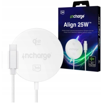 3MK 3mk incharge Align Qi2.,2 25W for Android Whit