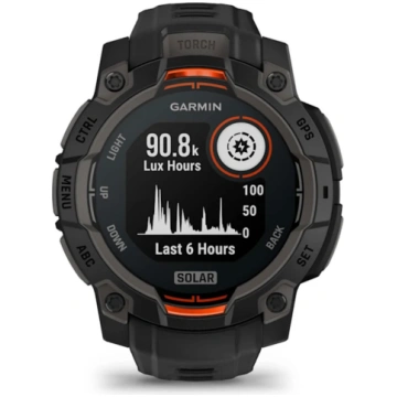 Instinct 3 50 mm Solar, Melns Garmin