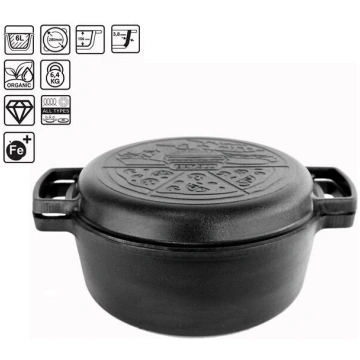 6 l čuguna katls Lid-Pan Brizoll