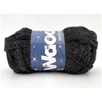 Fettuccia Waoo Lycra Chanel 150 g - Nero-Argento 0