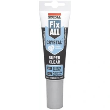 Soudal Fix ALL CRYSTAL 125ml Hermētiķis/līme caurs
