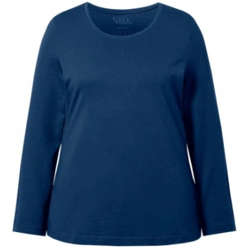 Ulla Popken Basic Round Neck Long Sleeve Slim Fit 
