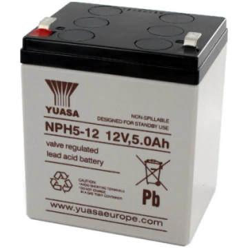 Akumulators YUASA NPH5-12, 12V 5Ah