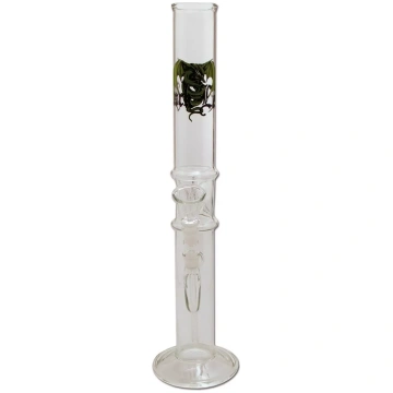 Stikla bongs "BLACK LEAF" 45cm - Ūdenspīpes - Vīra
