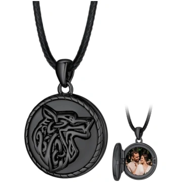 FaithHeart Personalizēta Foto Kaklarota Vīriešiem
