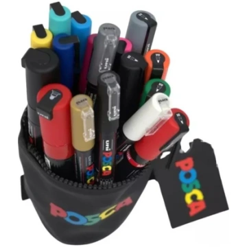 Piornik Posca POSCA Retractable Case Zipper close 