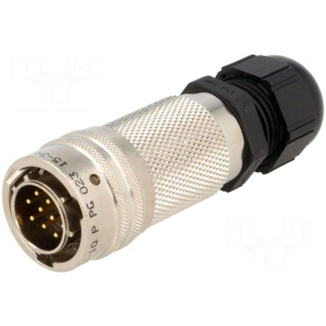 Connector: circular | PT | plug | male | PIN: 10 |