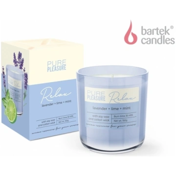 Aromātiskā svece Pure Pleasure Relax Bartek Candle