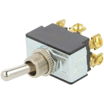 Switch: toggle; Pos: 2; DPDT; ON-ON; 21A/14VDC; Le