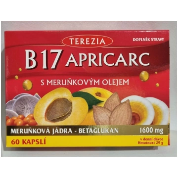 TEREZIA B17 APRICARC ar aprikožu eļļu kapsulas N60