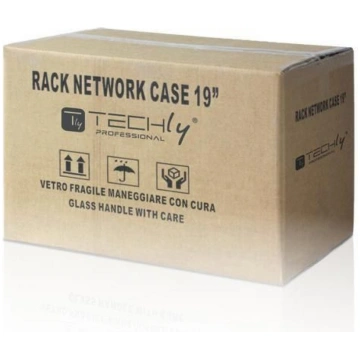 Techly Wall Rack Cabinet 19 6U prof. 450 Grey Asse