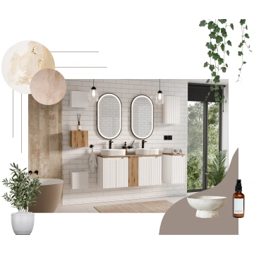 Galda virsma 60 cm NOVA WHITE 89-60 COMAD