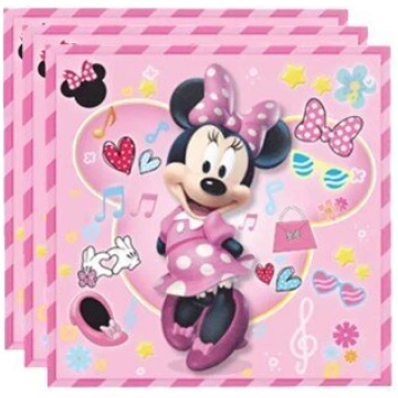 Vienreizējās salvetes Minnie Mouse, 20 gab