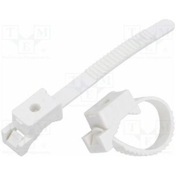 Cable strap clip; L: 80mm; 100pcs; -15÷80°C; Strap
