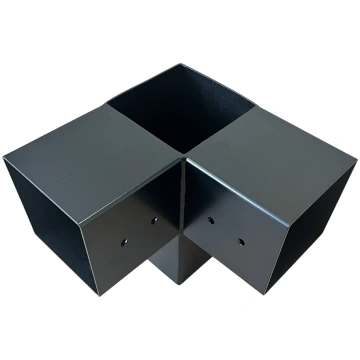 3-virzienu stūra stiprinājums Nojumei (145x145mm b