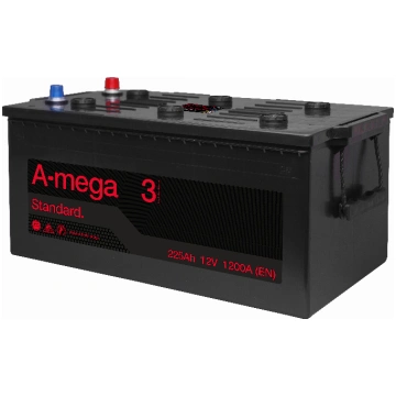 Akumulators A-mega Standard, 12 V, 60 Ah, 540 A