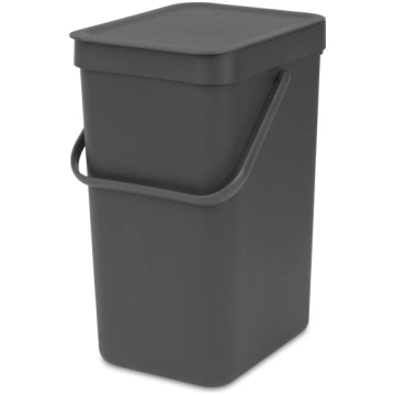 Atkritumu šķirošanas tvertne Sort & Go 12 l, rozā 