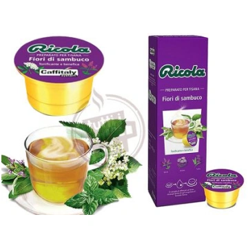 Capsule ricola tisana fiori sambuco caffitaly