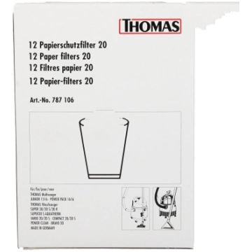 Papīra filtru maisi Thomas 787106