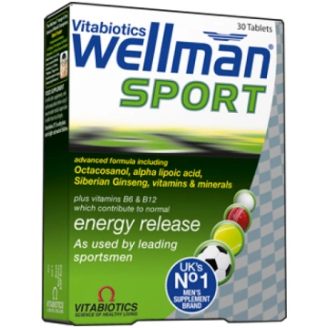 Vitabiotics: WELLMAN Sport N30