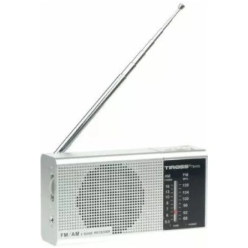 Pārnēsājams radios Tiross TS 455 — mini radio FM/A