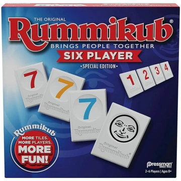 Rummikub 6 spēlētāju izlaidums no Pressman - oriģi
