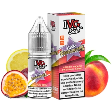 IVG Favorite Bar Salts Lemon Peach Passionfruit Ni