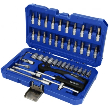 BRILLIANT TOOLS 1/4" galatslēgu komplekts, 46-daļī