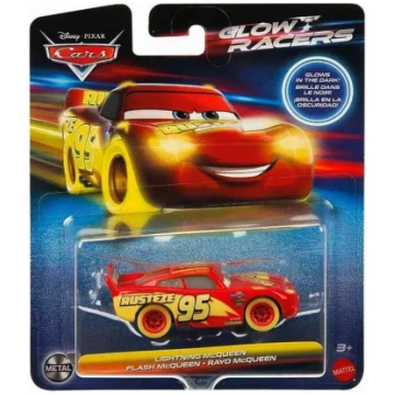 Disney Pixar Cars Glow Racers мoдeль Lightning McQ