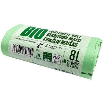 Bio kompostējami atkritumu maisi Biobag 35184615, 