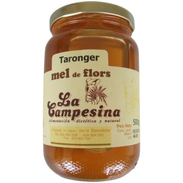 100% Natural Orange Honey 500 gr La Campesina