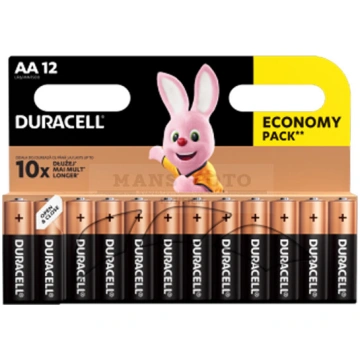 Baterija Duracell AA 12gab