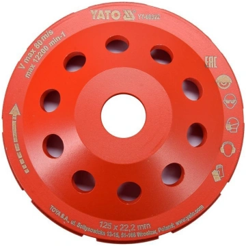 Dimanta slīpēšanas disks plāksnes veids M14 x 125 