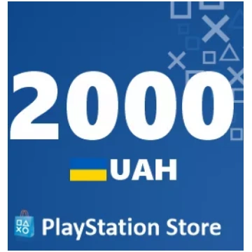 PSN karte 2000 UAH (Ukraina) - PlayStation dāvanu 