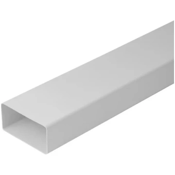Taisnstūra kanāls 1,5m PVC 110x55mm EUROPLAST