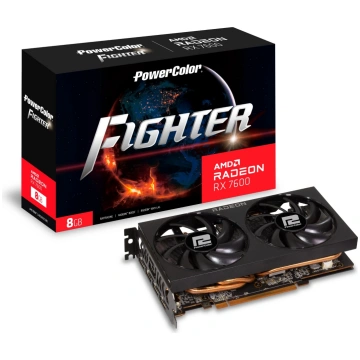 PowerColor Fighter AMD Radeon RX 7600 8GB GDDR6