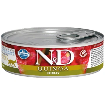 N&D cat bezgraudu konservi Urinary ar pīli 6x80g V