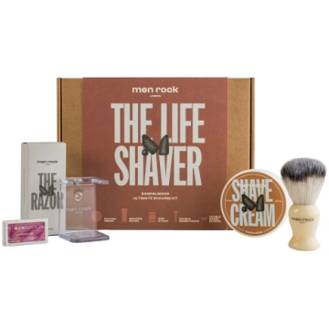 Men Rock Ultimate Shaving Gift Set Sandalkoka skūš