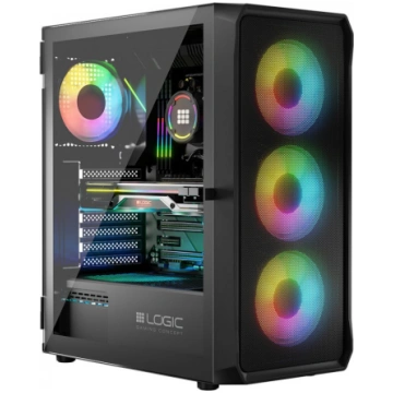 Logic Concept PORTOS ARGB Mid-Tower Computer Case,