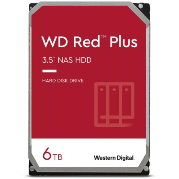 WD Red Plus NAS Hard Drive 6TB 256Mb WD60EFPX